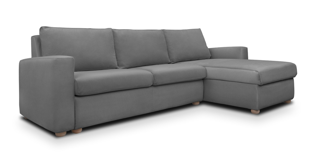 Cloud canapea fixa de 3 locuri L cu brate trapez [2]