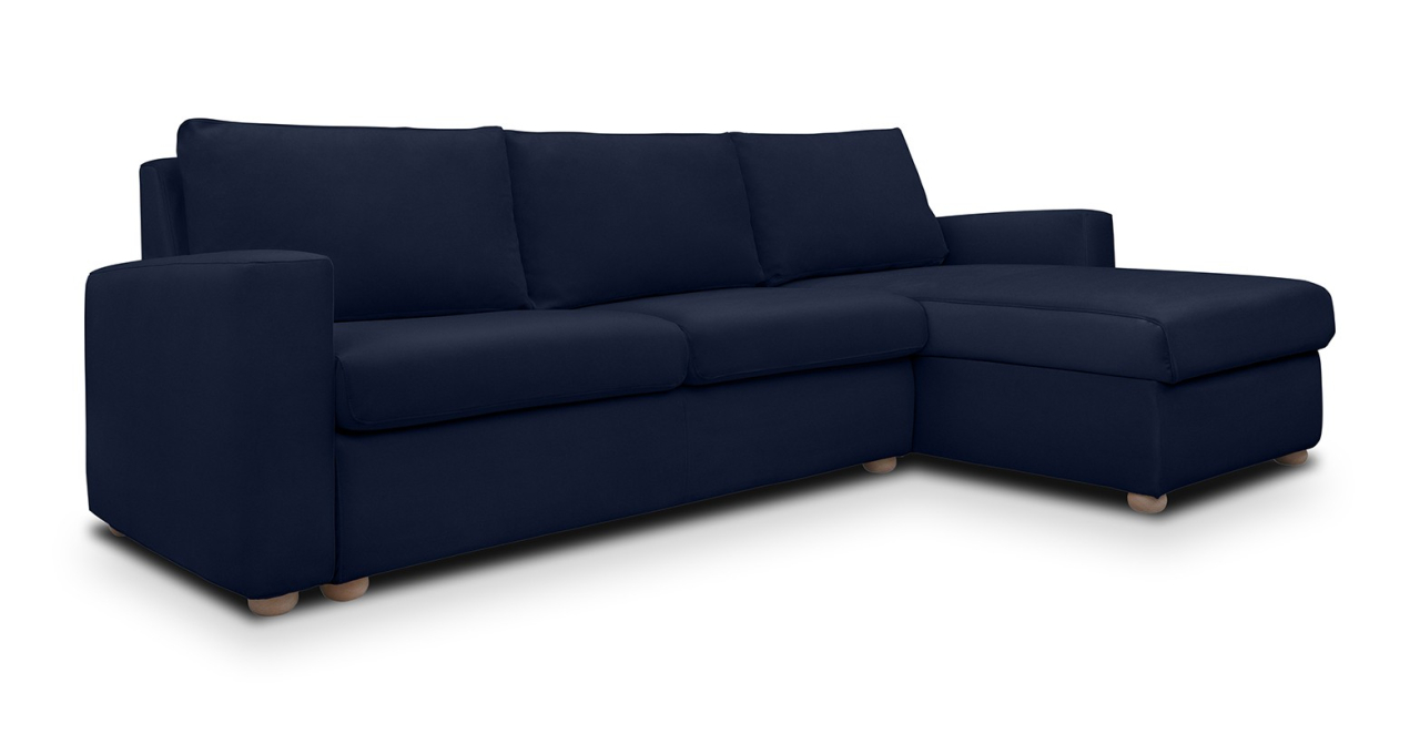 Cloud canapea fixa de 3 locuri L cu brate trapez [2]