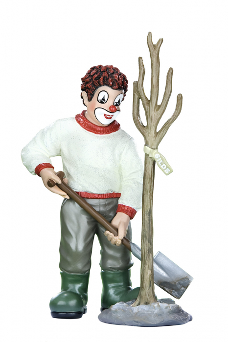 Figurina clovn, rasina, multicolor, 10x15x11 cm [2]