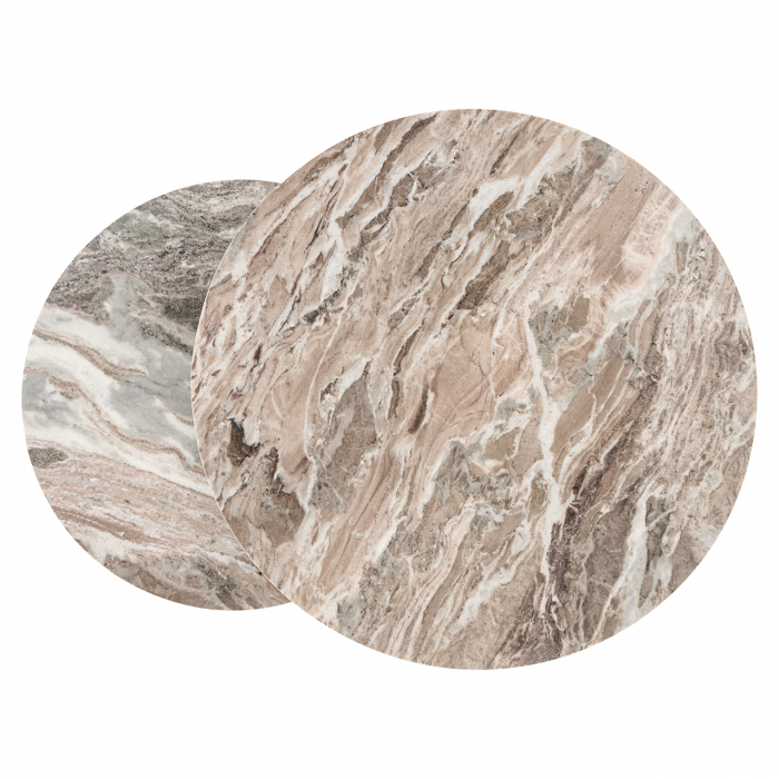 Set de 2 masute de cafea Fairfax (piatră), Dims: 41.5 x 85.0 x 85.0 cm [4]