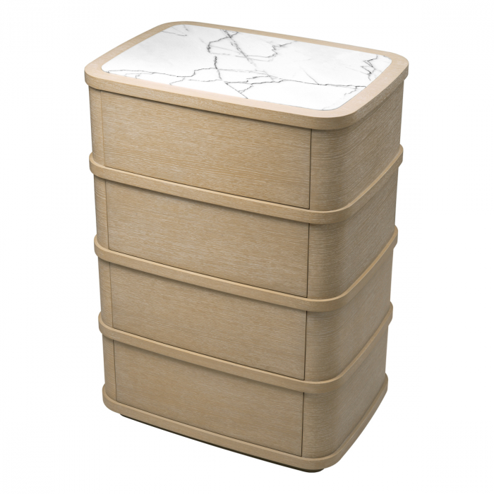 Comodă cu sertar, Cabana, furnir din stejar, Dims: W. 86 | D. 60.5 | H. 120 (CM) [2]