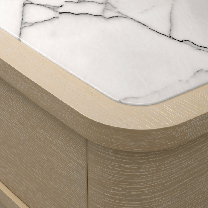 Comodă cu sertar, Cabana, furnir din stejar, Dims: W. 86 | D. 60.5 | H. 120 (CM) [7]