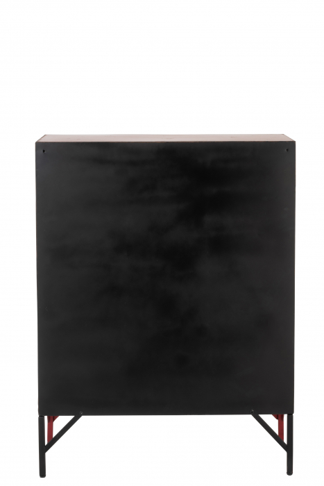 Comoda, Metal, Rosu, 86x42x113.7 cm [5]