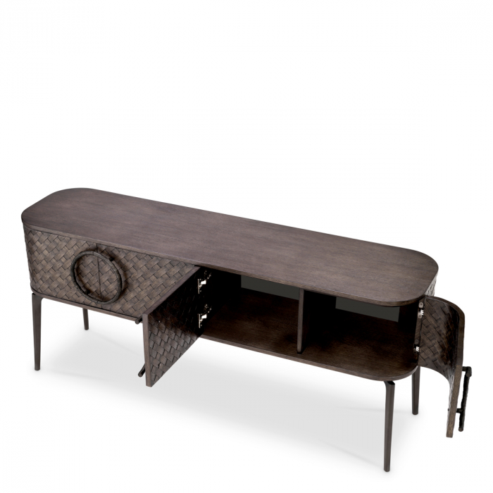 Comodă, Nilsson, furnir din stejar, finisaj bronz, Dims: W. 180 | D. 50 | H. 78 (CM) [3]