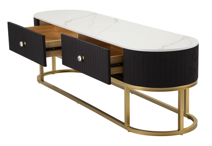 Comoda TV, MONTPELLIER, negru cm 150x42x45 [3]