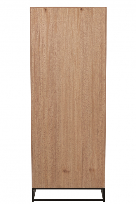 Comoda Zigzag, Lemn, Negru, 60x38x158 cm [4]