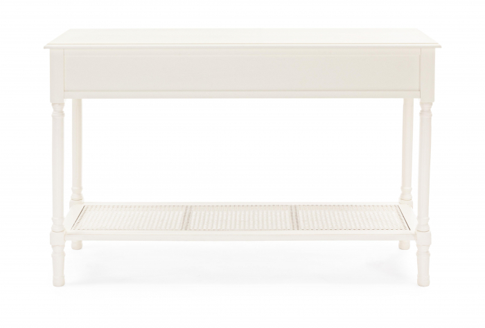 Consola Amabel, Lemn/MDF, Alb, 120x40x81 cm [2]