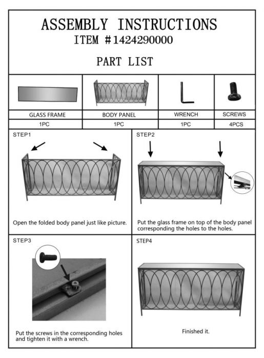 Consola arc, marmorat, cm 160x40x79 [8]