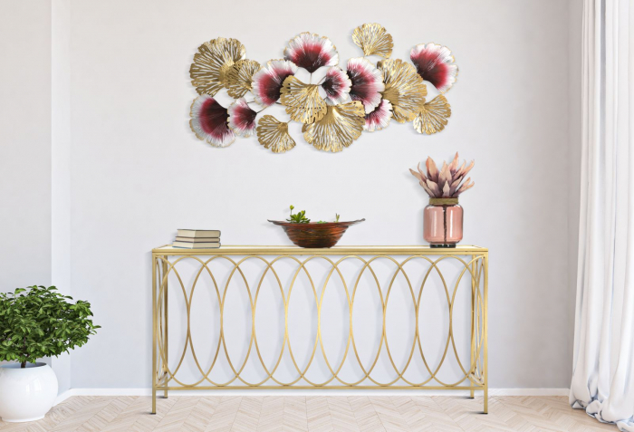 Consola arc, marmorat, cm 160x40x79 [6]