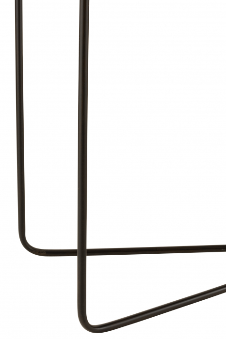 Consola Cross, Metal, Negru, 120x35x75 cm [4]