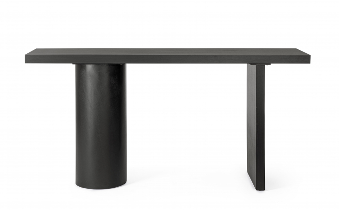 Consola Empire, Negru, MDF/ furnir brad, 160 - 40 - 80h cm [4]