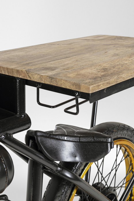 Consola Epic Moto Bar, Otel/Lemn, Multicolor, 183x41x86 cm [5]