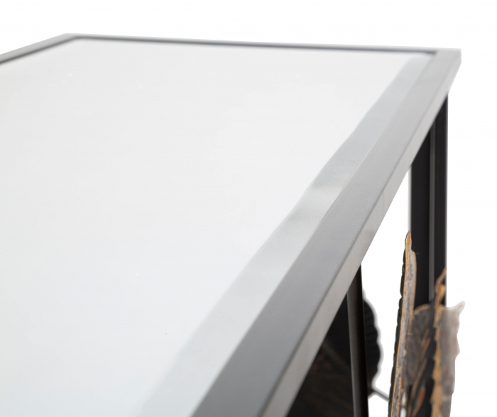 Consola Glam Dark, Fier/MDF/Oglinda, Multicolor, 80x111.8x41.9 cm [3]