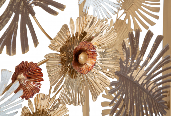 Consola Glam Floris, Fier/MDF/Oglinda, Multicolor, 80x113x40 cm [5]