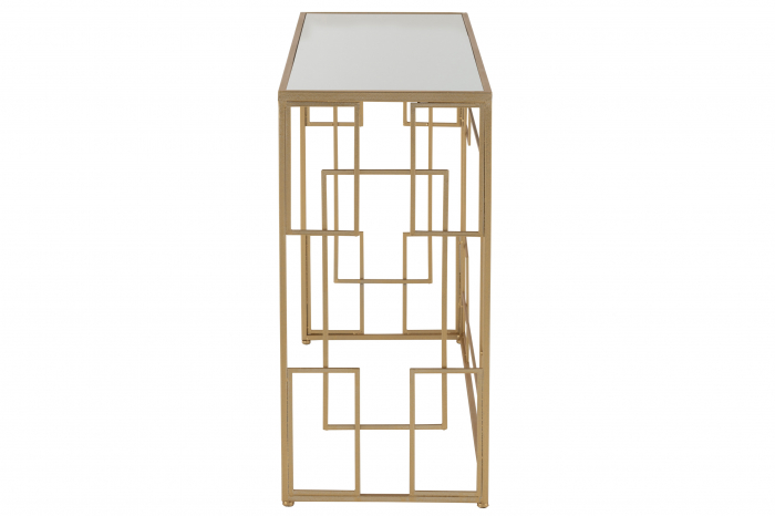 Consola Lines, Metal, Auriu, 120x40x81.5 cm [3]