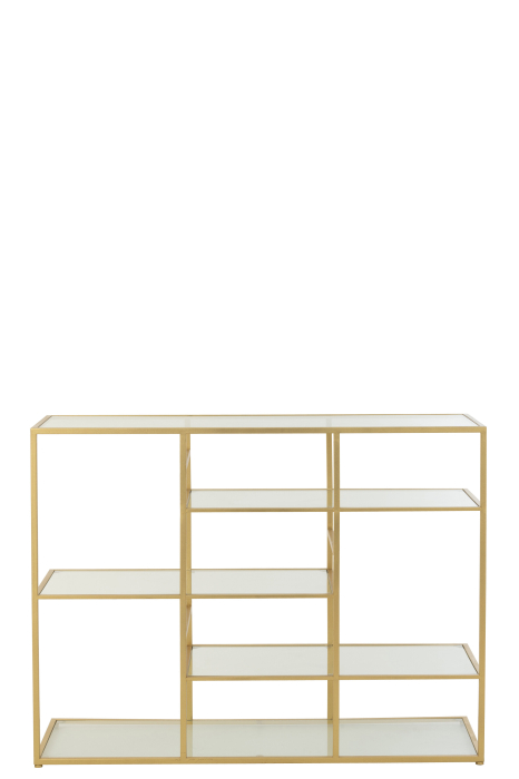 Consola metal/sticla auriu [4]