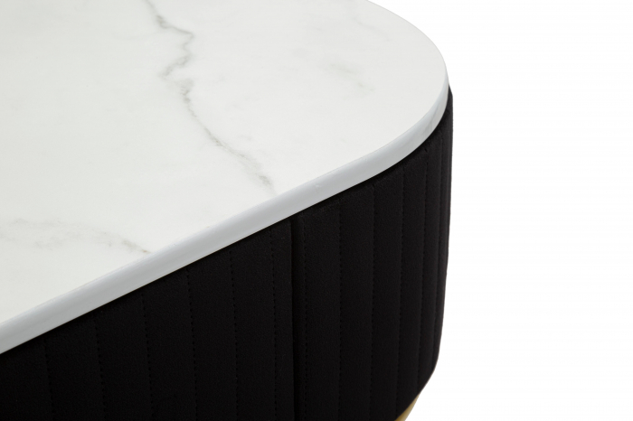 Consola Montpellier , Fier/Lemn/Stofa, Multicolor, 74x100x43 cm [2]