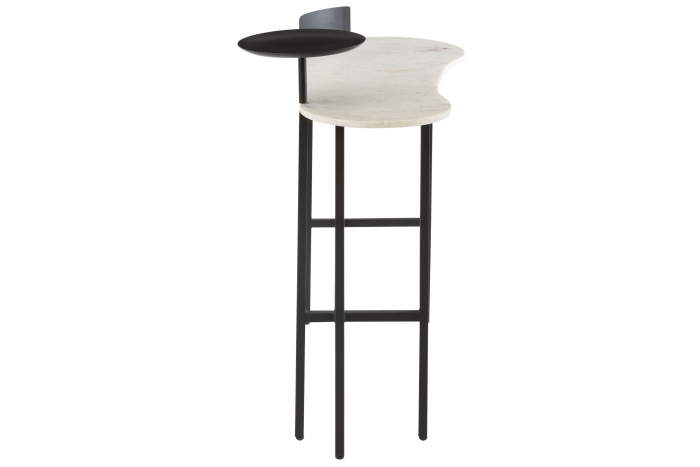 Consola, Piatra, Alb, 110x60x90 cm [3]