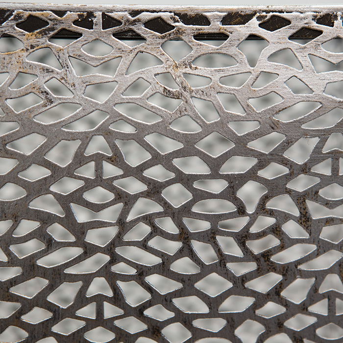 Consola PURLEY, metal/sticla, 100x27x27 cm [4]