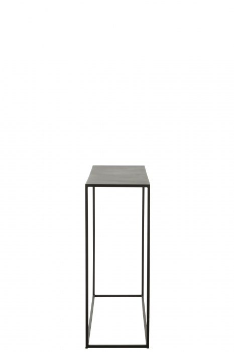 Consola Rectangle, Metal, Negru, 110x35x90 cm [3]