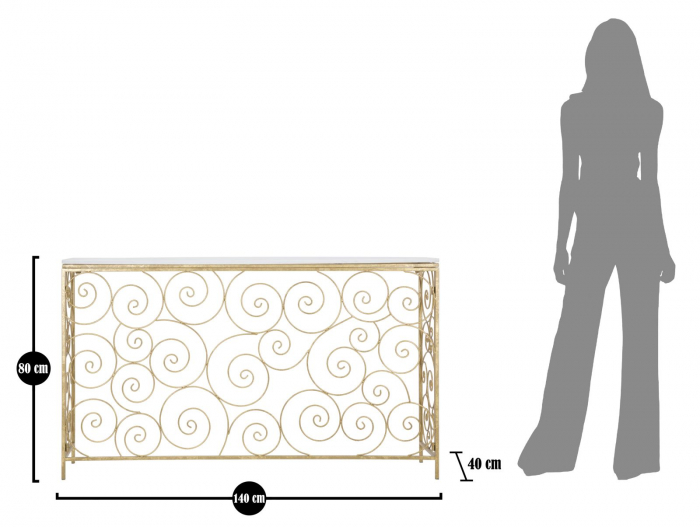 Consola spirală cm 140x36x82 [8]