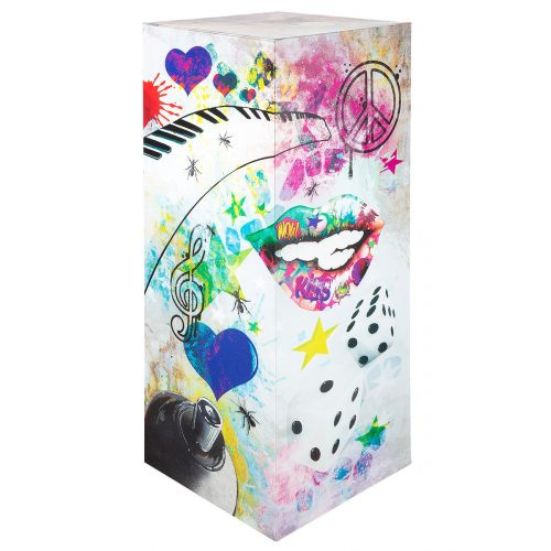 Consola Street Art, Metal, Multicolor, 27x100x27 cm [2]