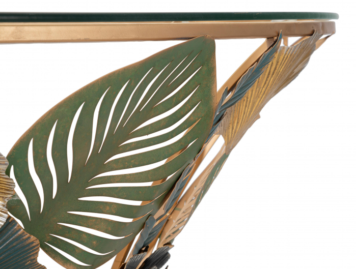 Consola suspendata Amaz, Fier/Sticla, Multicolor, 37.2x120x40.5 cm [3]