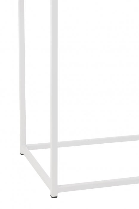 Consola Zigzag, Lemn, Alb, 100x35x85 cm [4]