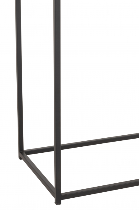 Consola Zigzag, Lemn, Negru, 100x35x85 cm [4]