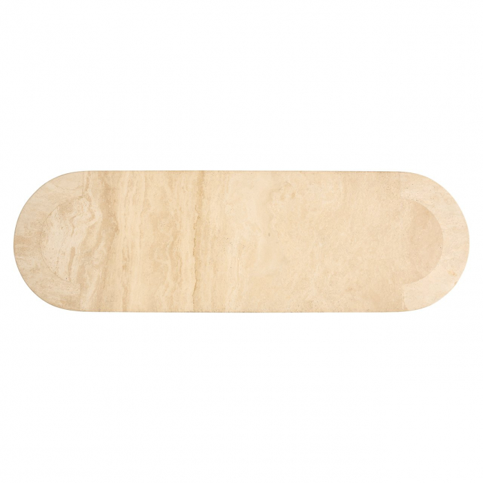 Consolă Biltmore travertin italian (bej) [4]