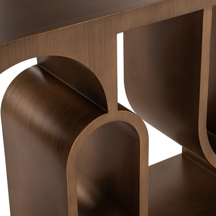 Consolă Lugano (Auriu periat), Dims: 85.5 x 150.0 x 36.0 cm [6]