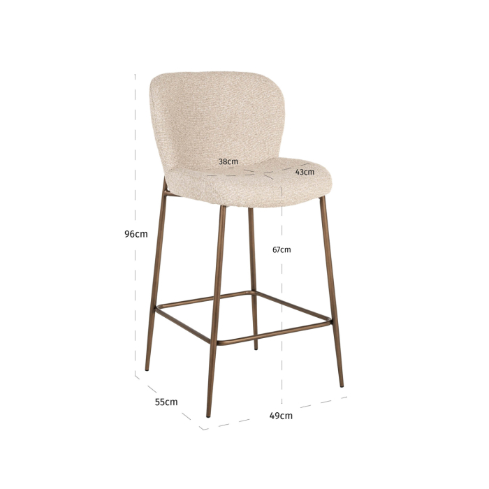 Counter stool Odarby biscotti [6]