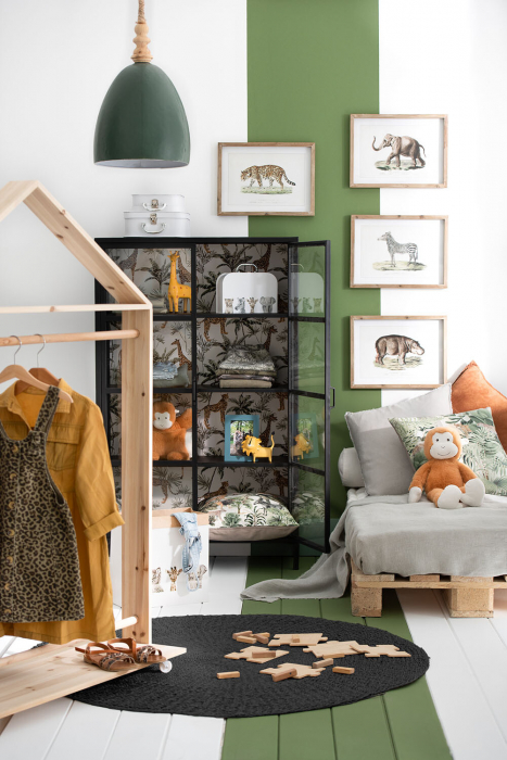 Covor, Fibre naturale, Negru, 150x150x1 [4]