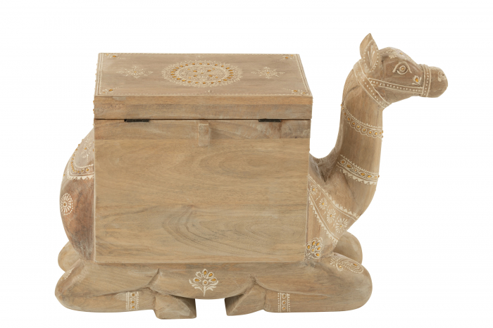 Cufar Camel, Lemn de Mango, Natur/Alb [5]