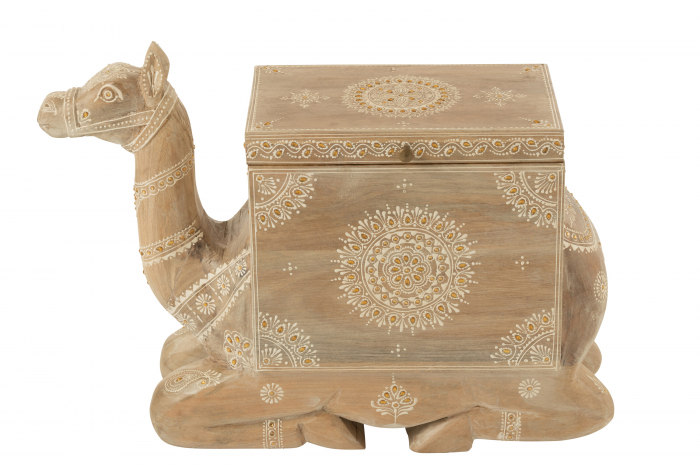 Cufar Camel, Lemn de Mango, Natur/Alb [3]