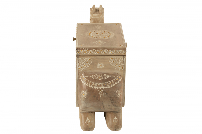 Cufar Camel, Lemn de Mango, Natur/Alb [4]