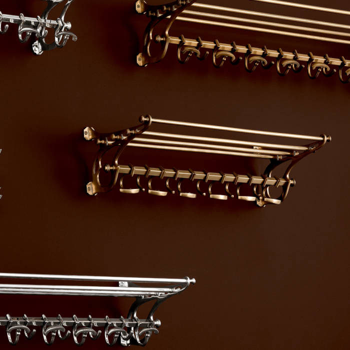 Cuier, Hudson S, finisaj din alamă cu aspect vintage [2]