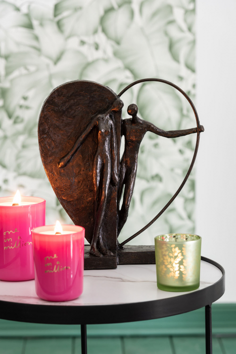 Decoratiune Cuplu, Compozit, Maro, 28x10x31.5 cm [2]