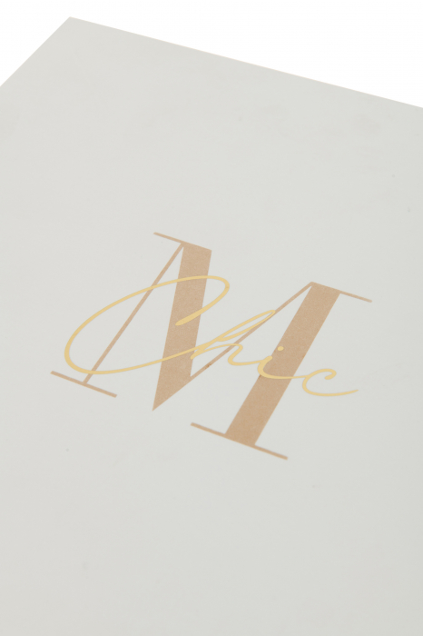 Cutie cu 4 lumanari parfumate, Sticla, Auriu, 6.5x6.5x73 cm [6]