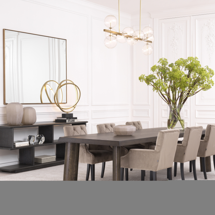 Cutie depozitare Cabas alb-negru L, Dims: L. 30 | W. 40 | H. 10 (CM) [4]