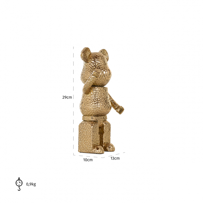 Decoratiune Bear auriu [5]