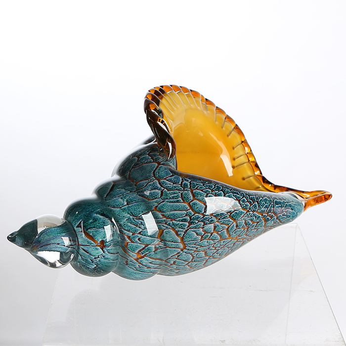 Decoratiune BID SHELL, sticla, 28.5x11x13 cm [3]