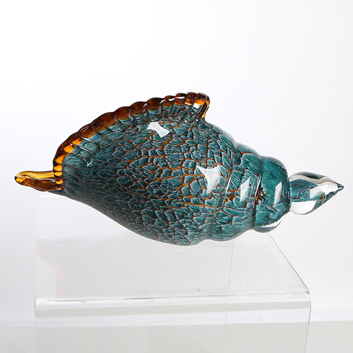 Decoratiune BID SHELL, sticla, 28.5x11x13 cm [4]