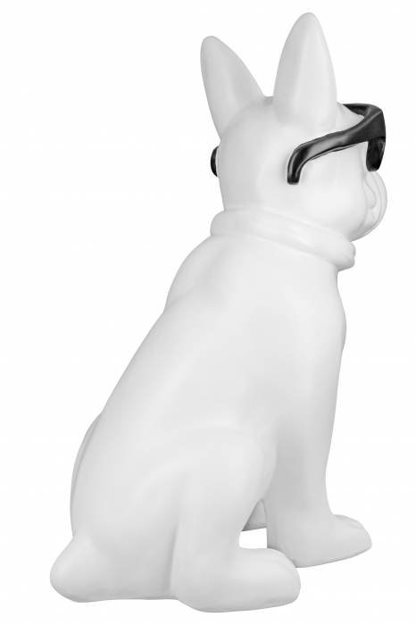 Decoratiune Cool Dog, Rasina, Alb/Negru, 18x35x22 cm [2]