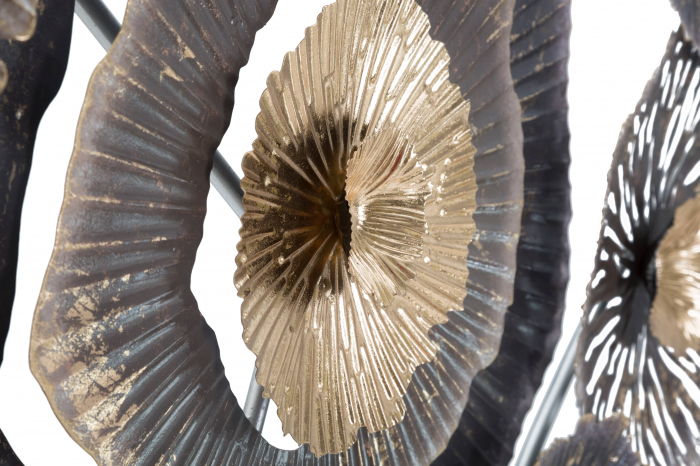 Decoratiune de perete Browny - A -, Fier, Multicolor, 73.5x167,6x7.6 cm [3]