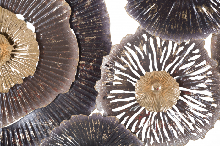 Decoratiune de perete Browny - A -, Fier, Multicolor, 73.5x167,6x7.6 cm [4]