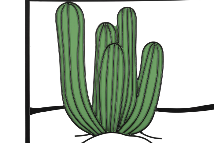 Decoratiune de perete cactus 60x1.3x33 cm [2]