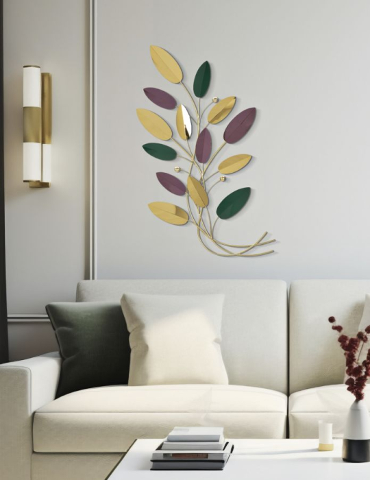 Decoratiune de perete colorat 59x3,8x98,4 cm [5]