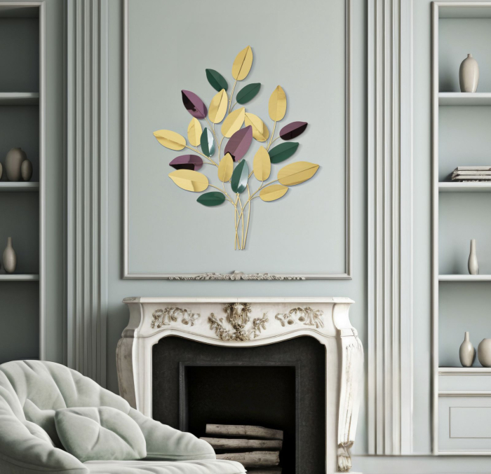 Decoratiune de perete colorat cm 81,9x3,8xx97 [5]