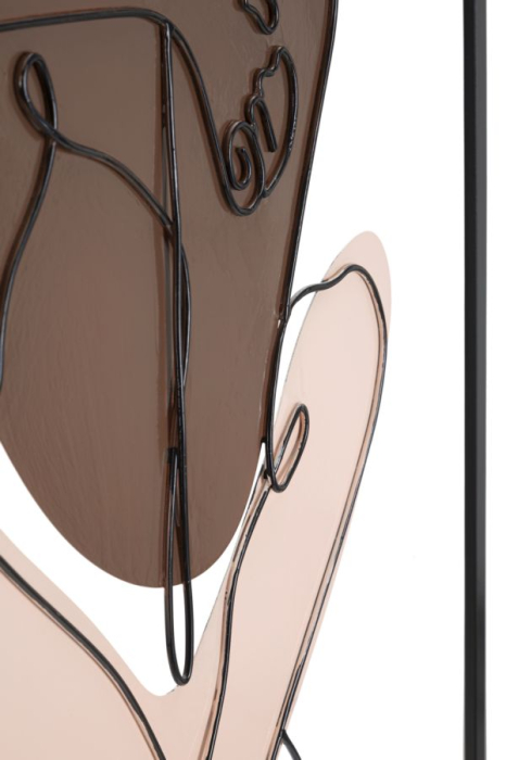 Decoratiune de perete cuplu cm 60x1,3x80 [3]